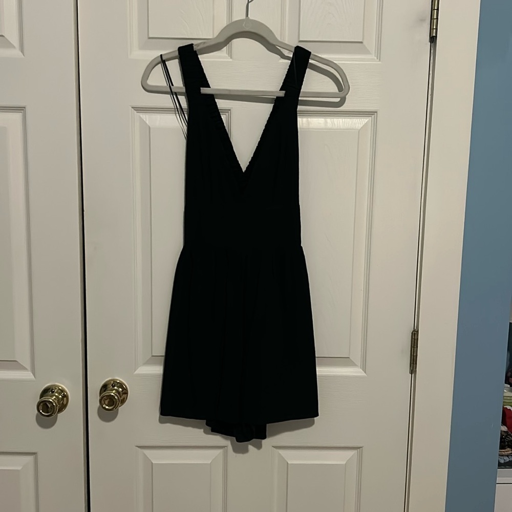 Abercrombie romper/skort size Medium black